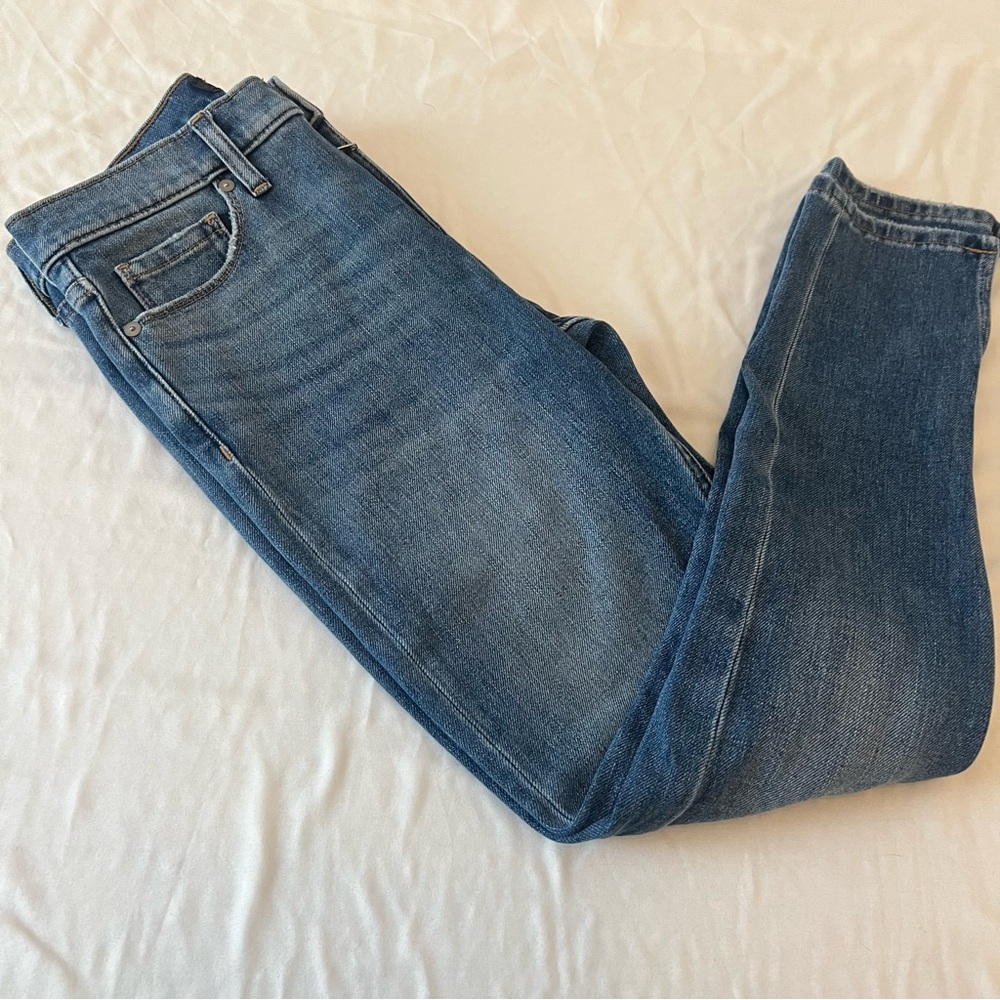 Banana Republic Mid-Rise Skinny Blue Jeans‎ size 27